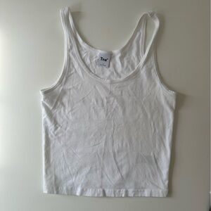TNA scoop tank top - White